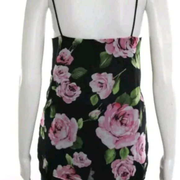 Wishful thinking floral scoop neck tank cami shirt - Picture 3 of 3